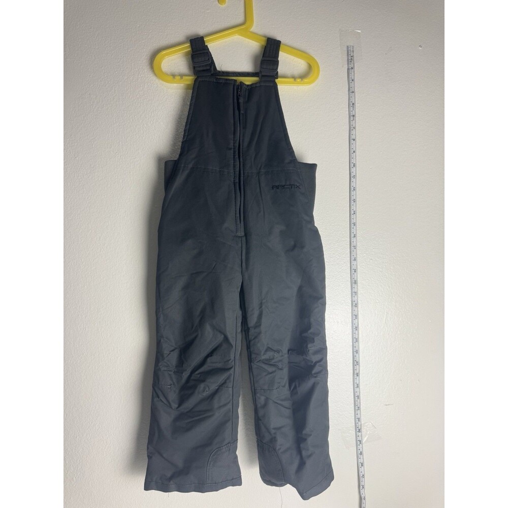 Arctix Toddler Snow Bib Pants Gray Size 4T Insulated Winter Ski Snow